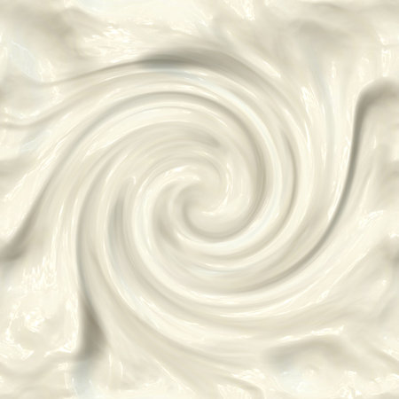 An illustration of a nice cream swirlの写真素材