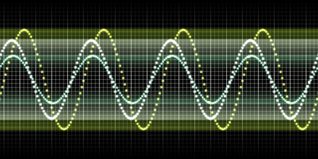 An illustration of a nice abstract seamless sound wave