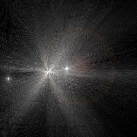 An illustration of a bright star backgroundの写真素材