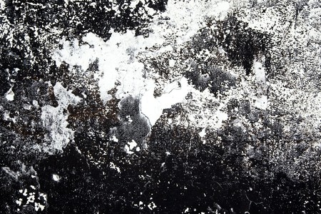 An image of a grunge black and white wallの写真素材
