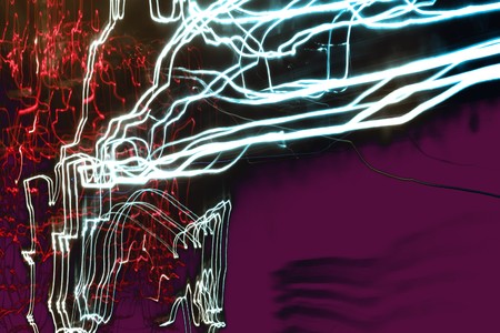 An image of a nice abstract electric backgroundの写真素材