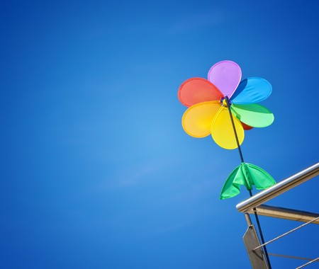 An image of a nice colorful wind gameの写真素材