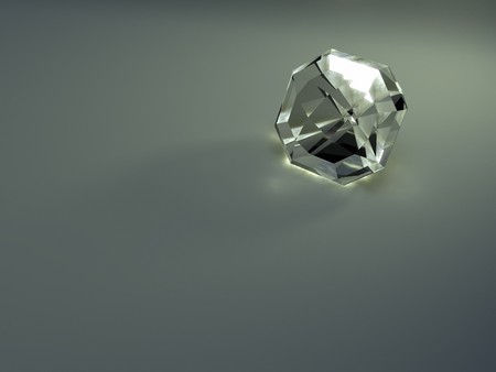 An image of a nice single diamondの写真素材