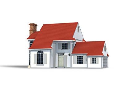 An image of a typical nice houseの写真素材