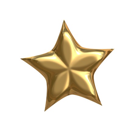 An image of a golden starの写真素材