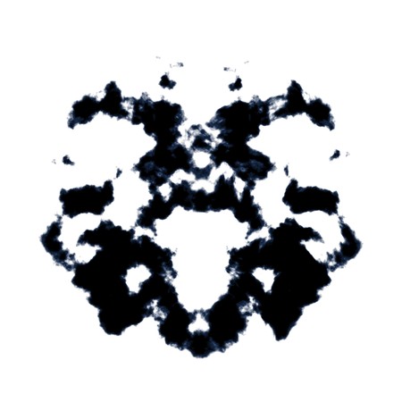 An image of a nice Rorschach backgroundの写真素材
