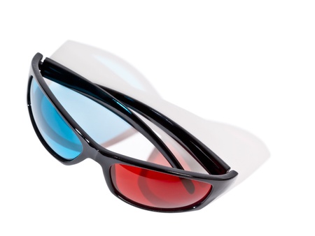 An image of a pair of 3D glassesの写真素材