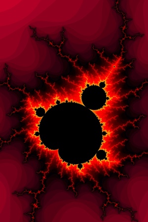 An image of a typical fractal graphicの写真素材