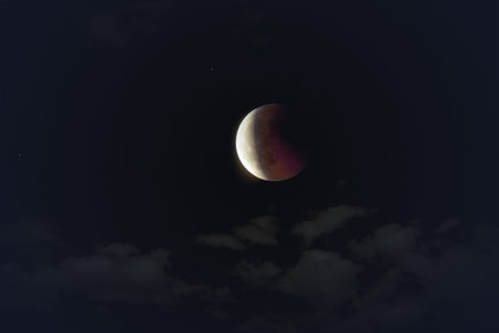 An image of the lunar eclipse 2011 june