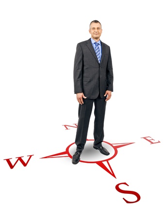 An image of a handsome business man の写真素材