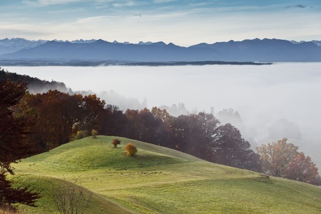 An image of a nice autumn landscapeの写真素材