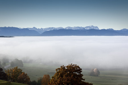 An image of a nice autumn landscapeの写真素材