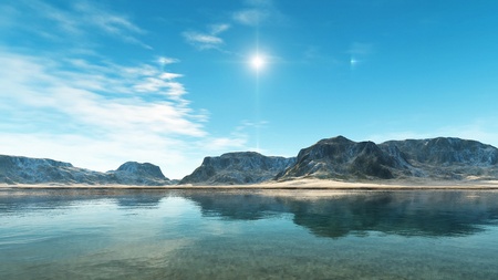 An image of a nice fantasy landscapeの写真素材