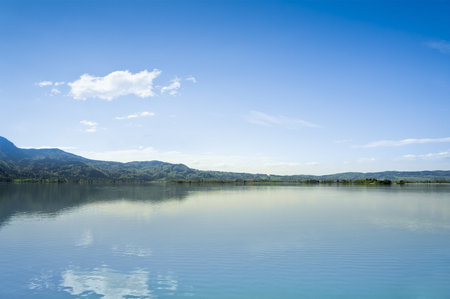 An image of the Kochel Lake in Bavaria Germany