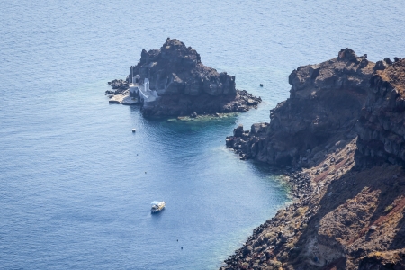 An image of a nice Santorini viewの写真素材