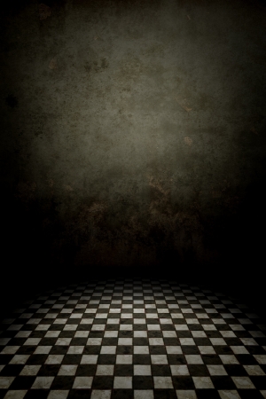An image of a black and white tiles backgroundの写真素材