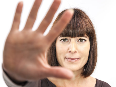 An image of a beautiful brunette woman