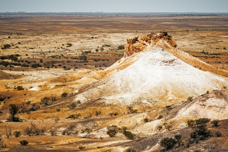 An image of the great Breakaways at Coober Pedy Australiaの写真素材