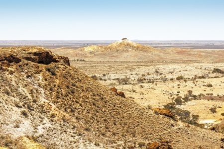 An image of the great Breakaways at Coober Pedy Australiaの写真素材