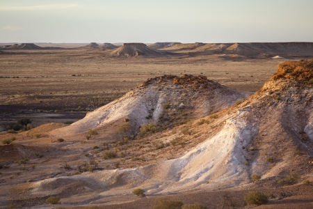 An image of the great Breakaways at Coober Pedy Australiaの写真素材