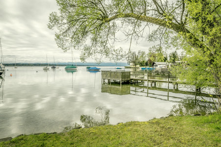 An image of the Starnberg Lake in Bavaria Germany - Tutzing