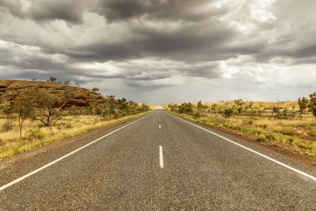 An image of a nice road to the horizonの写真素材