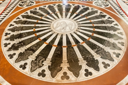 An image of the Cathedral in Sienaのeditorial素材
