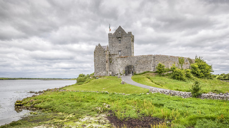 A HDR image of the Dunguaire Castle in Irelandのeditorial素材