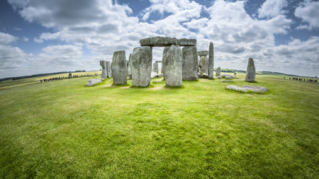 An image of the Stonehenge in Englandの写真素材