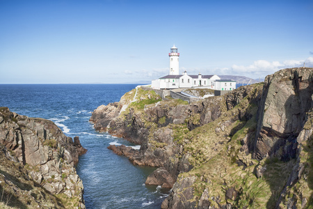 An image of the Fanad Head lighthouse in Irelandの写真素材