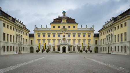 An image of the palace in Ludwigsburg Germanyのeditorial素材