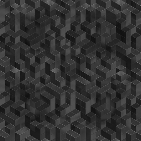 a cube endless background texture 3d illustrationの写真素材