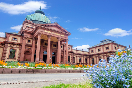 An image of the historic famous Kaiser Wilhelms Bad in Bad Homburg Germanyのeditorial素材