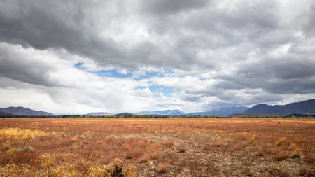An image of a landscape scenery in south New Zealand