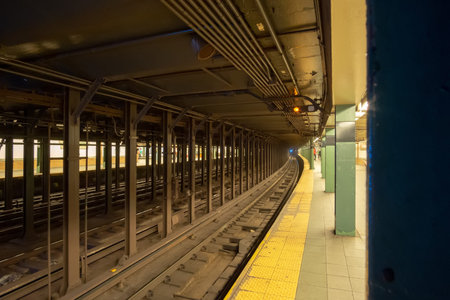 An image of a New York City Manhattan Underground Station