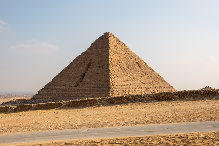 An image of the Pyramids at Giza Cairo Egyptの写真素材
