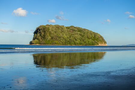 An image of Bay Of Plenty beach New Zealandの写真素材