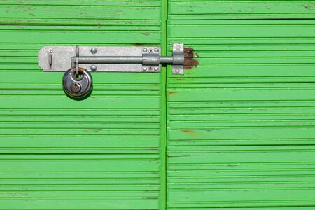 An image of an old rusty lockの写真素材