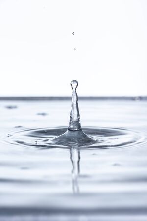 An image of a beautiful water drop backgroundの写真素材