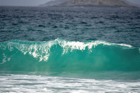 An image of a stormy ocean scenery background