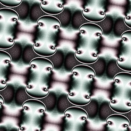 An illustration of an abstract fractal graphic art backgroundの写真素材
