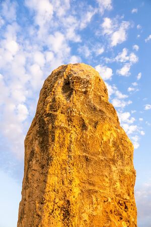 An image of the beautiful Pinnacles Desert in western Australiaの写真素材