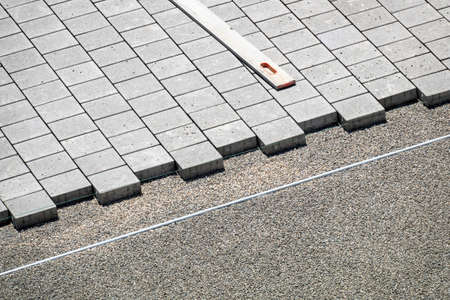 An image of lay concrete floor slabs detail toolの写真素材
