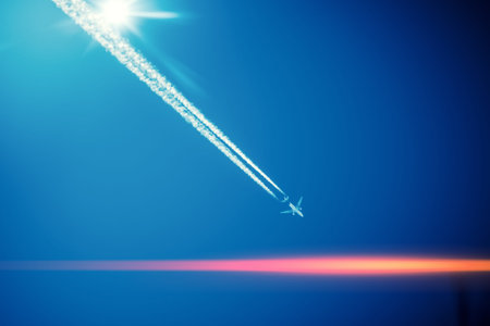 An image of a symbol for flight business during crisis