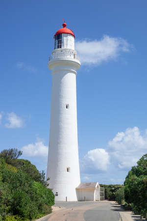 An image of the Split Point Lighthouse in Australiaの写真素材
