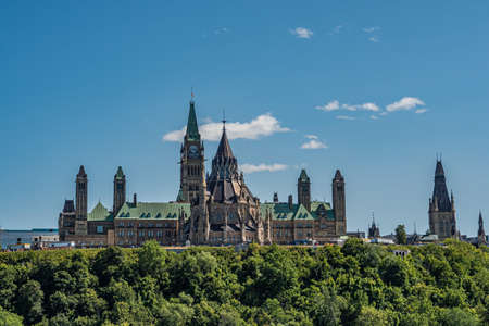 Ottawa with look to the parliamentのeditorial素材