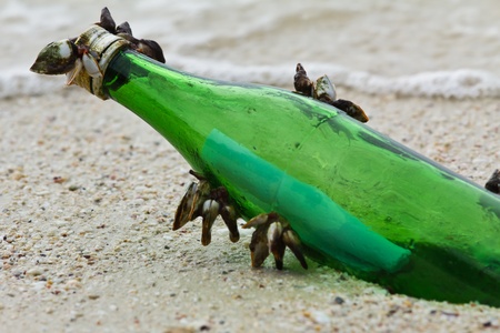 Message in the bottleの写真素材