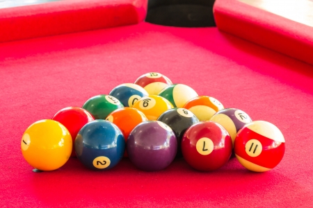 Billiard ballsの写真素材