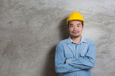 Asian construction technicianの写真素材