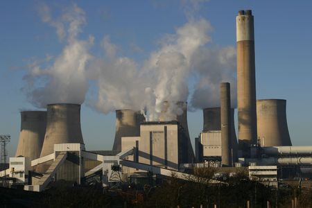 Coal Burning Power Stationのeditorial素材